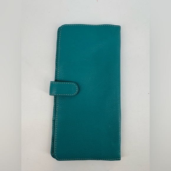 Handbags - Travel Passport Holder Wallet Holder Blue Genuine Leather Card Cover